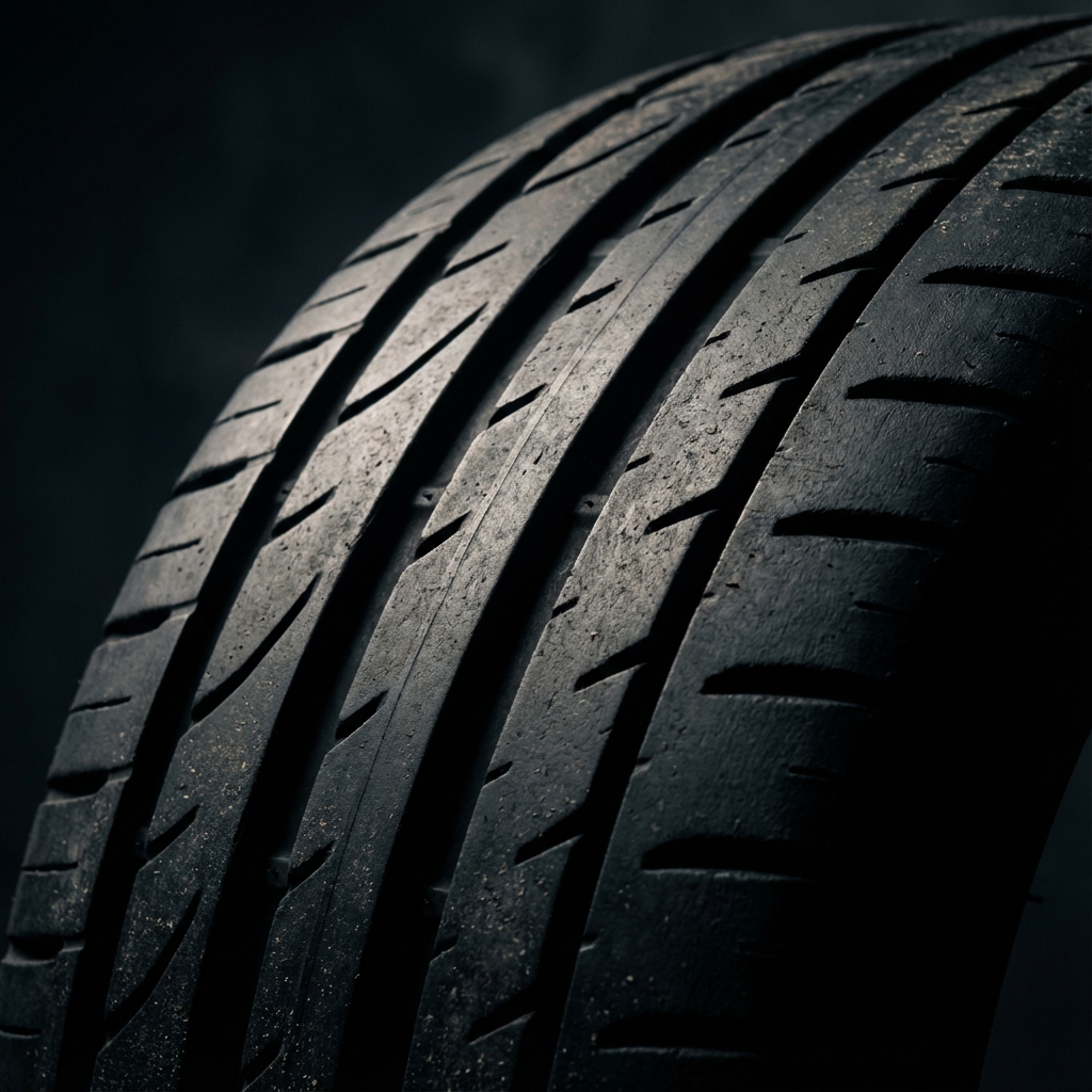 Close up of Tyre Tread